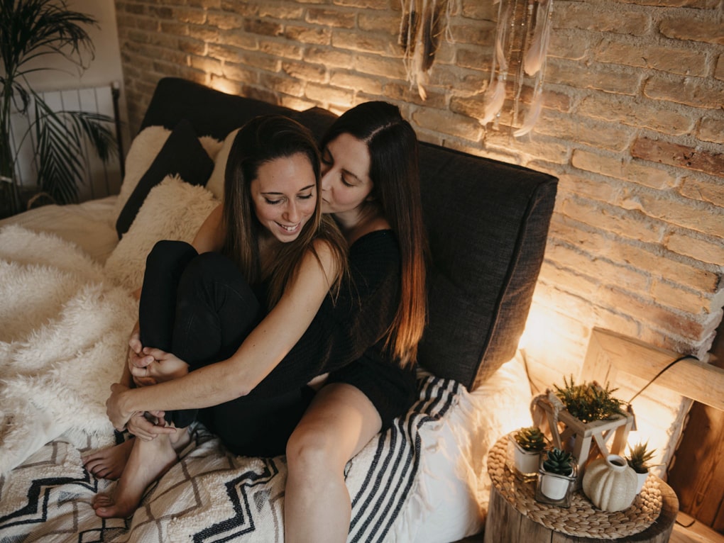 Sesión de pareja en estudio